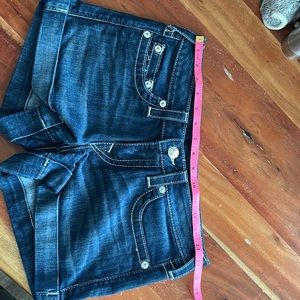 True Religion rolled shorts size 30